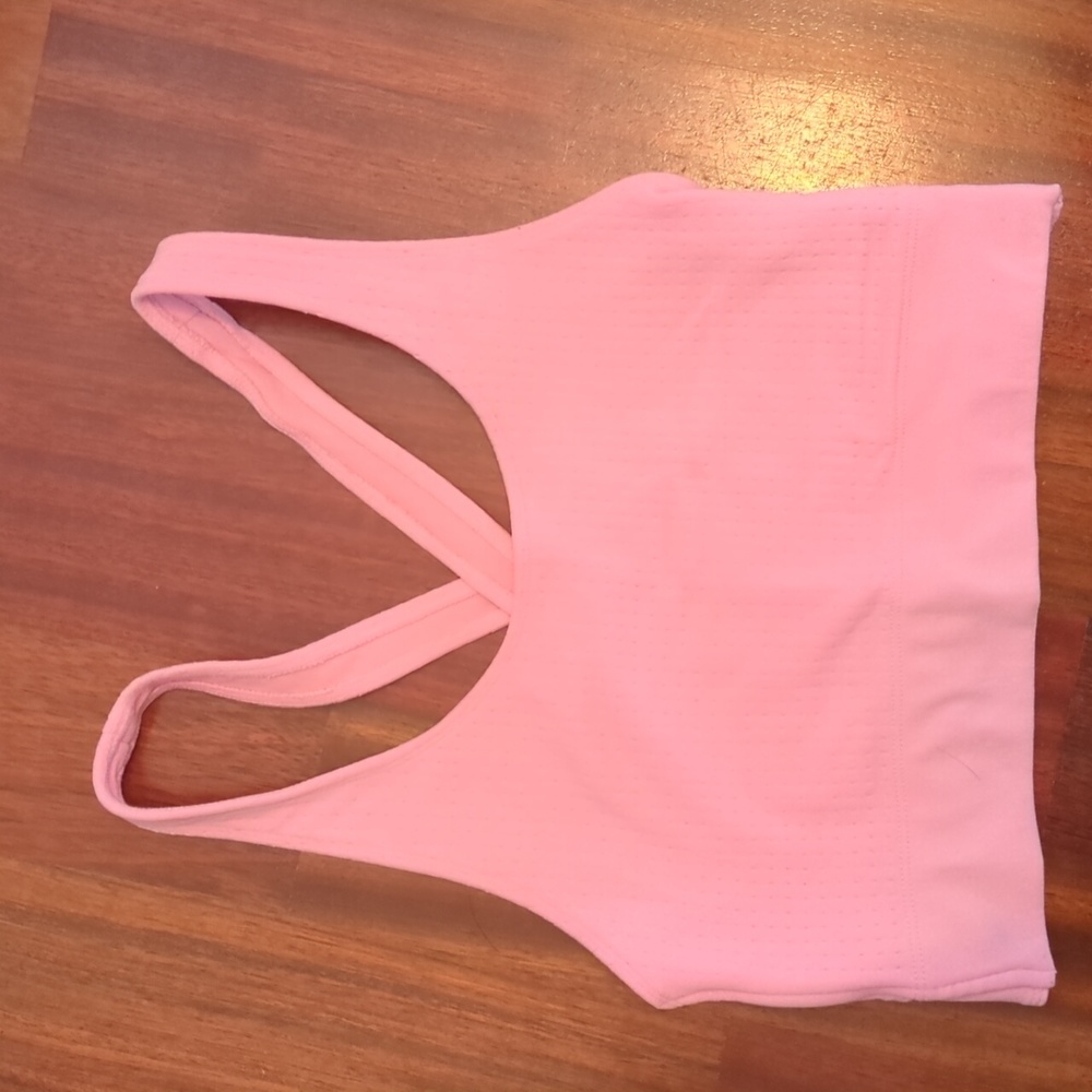 Pink Sports Bra